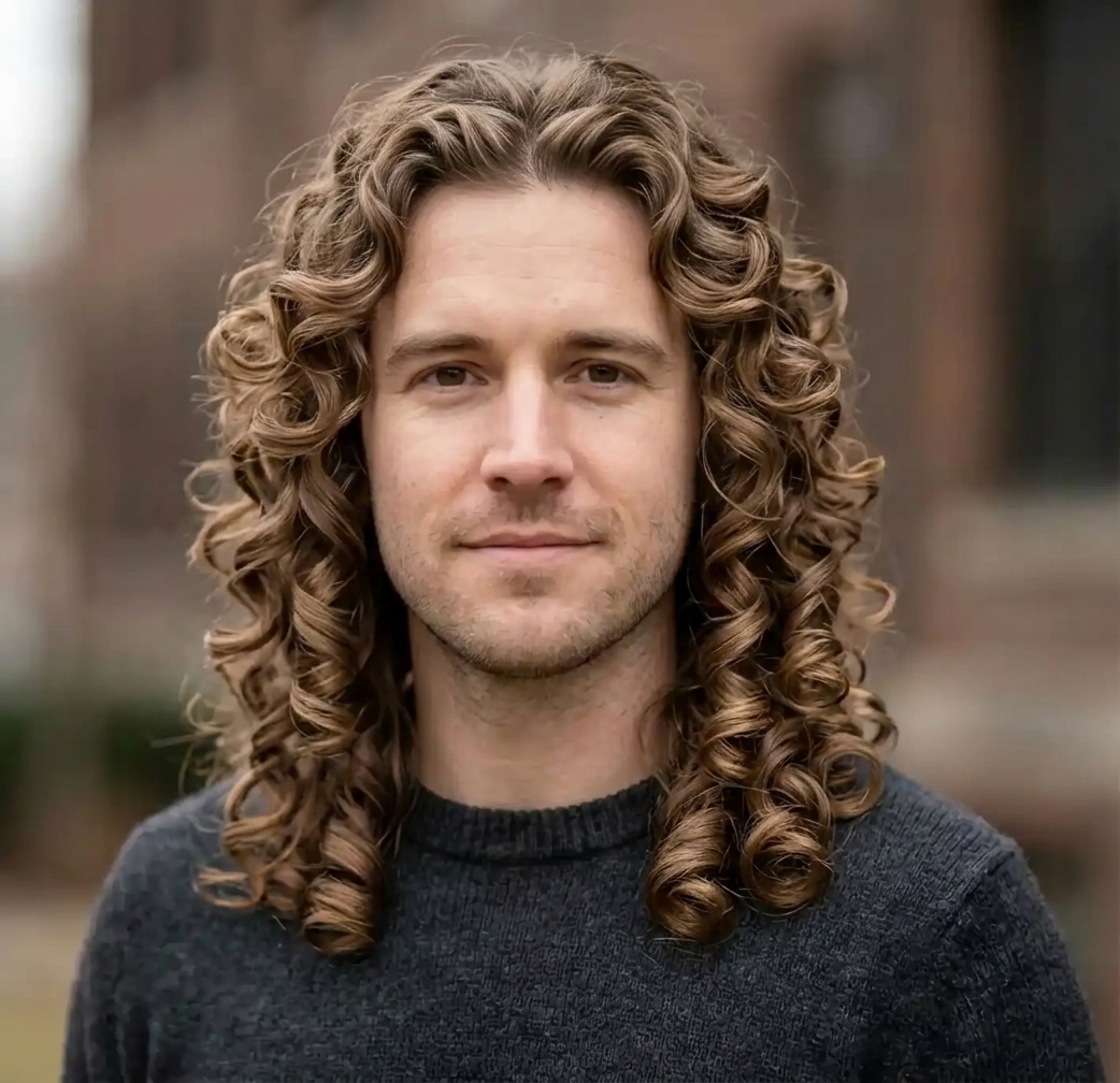 Baroque Curls hairstyle for Men