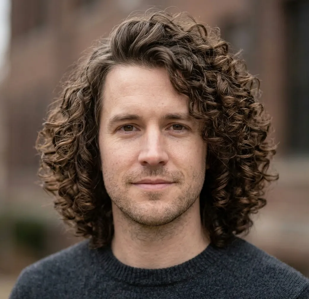 Bell Shaped Coils hairstyle for Men
