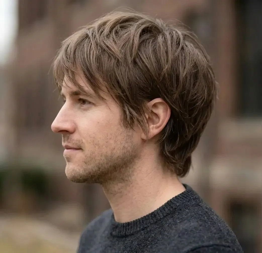 Bixie Cut for men — side view