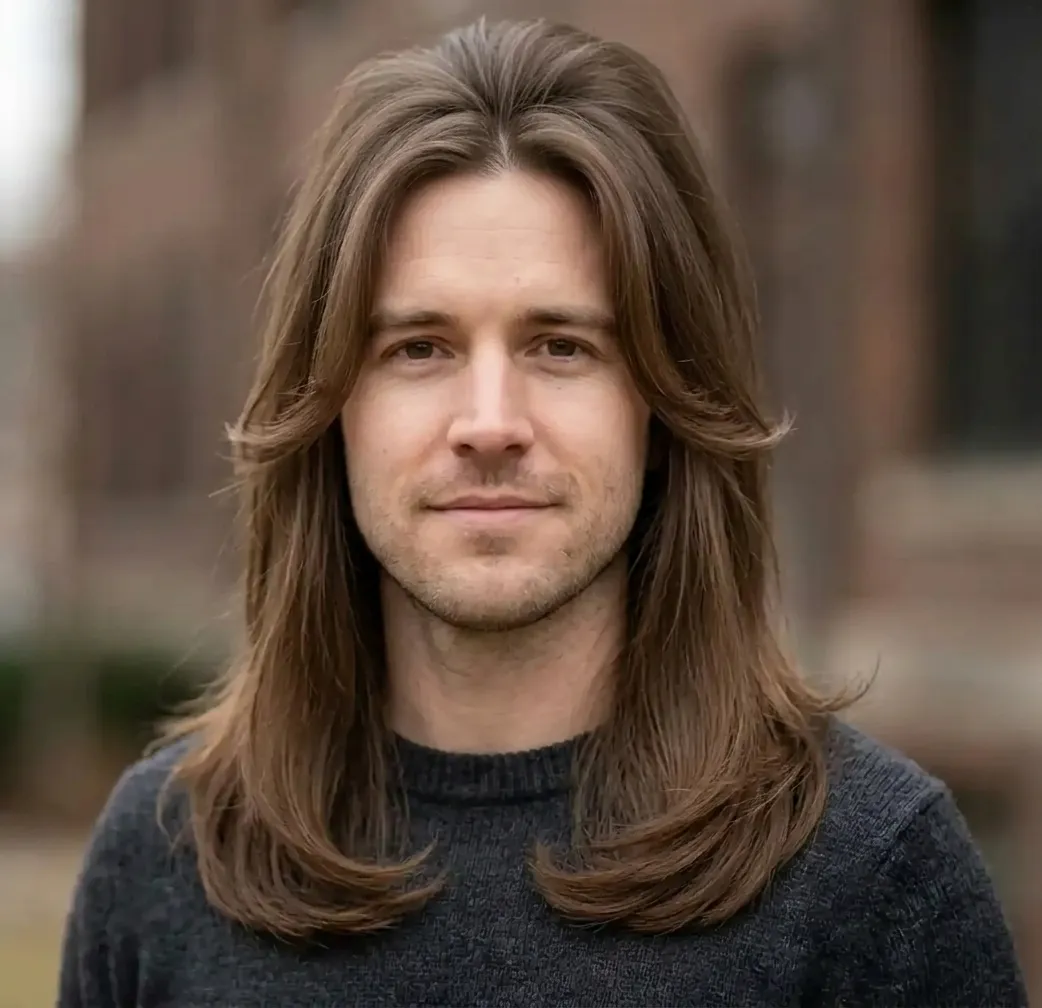 Bold Straight Volume hairstyle for Men