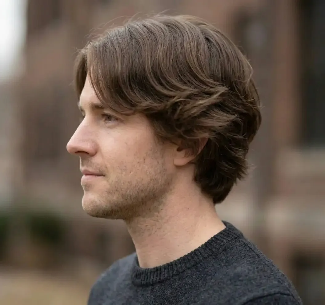 Butterfly Cut for men — side view