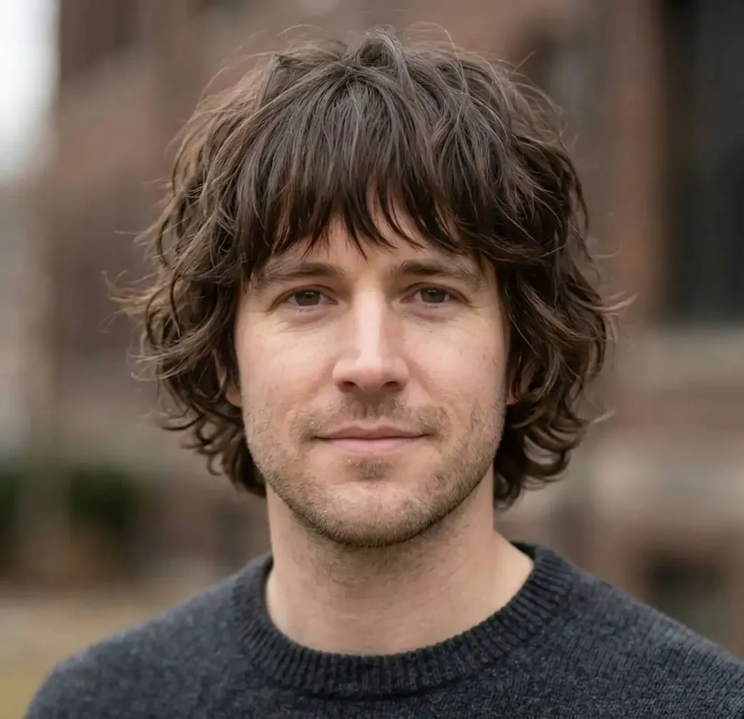 Fringed Wave Shag hairstyle for Men