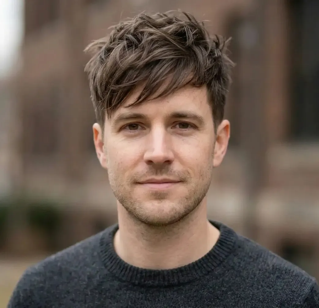 Choppy Swept Crop hairstyle for Men