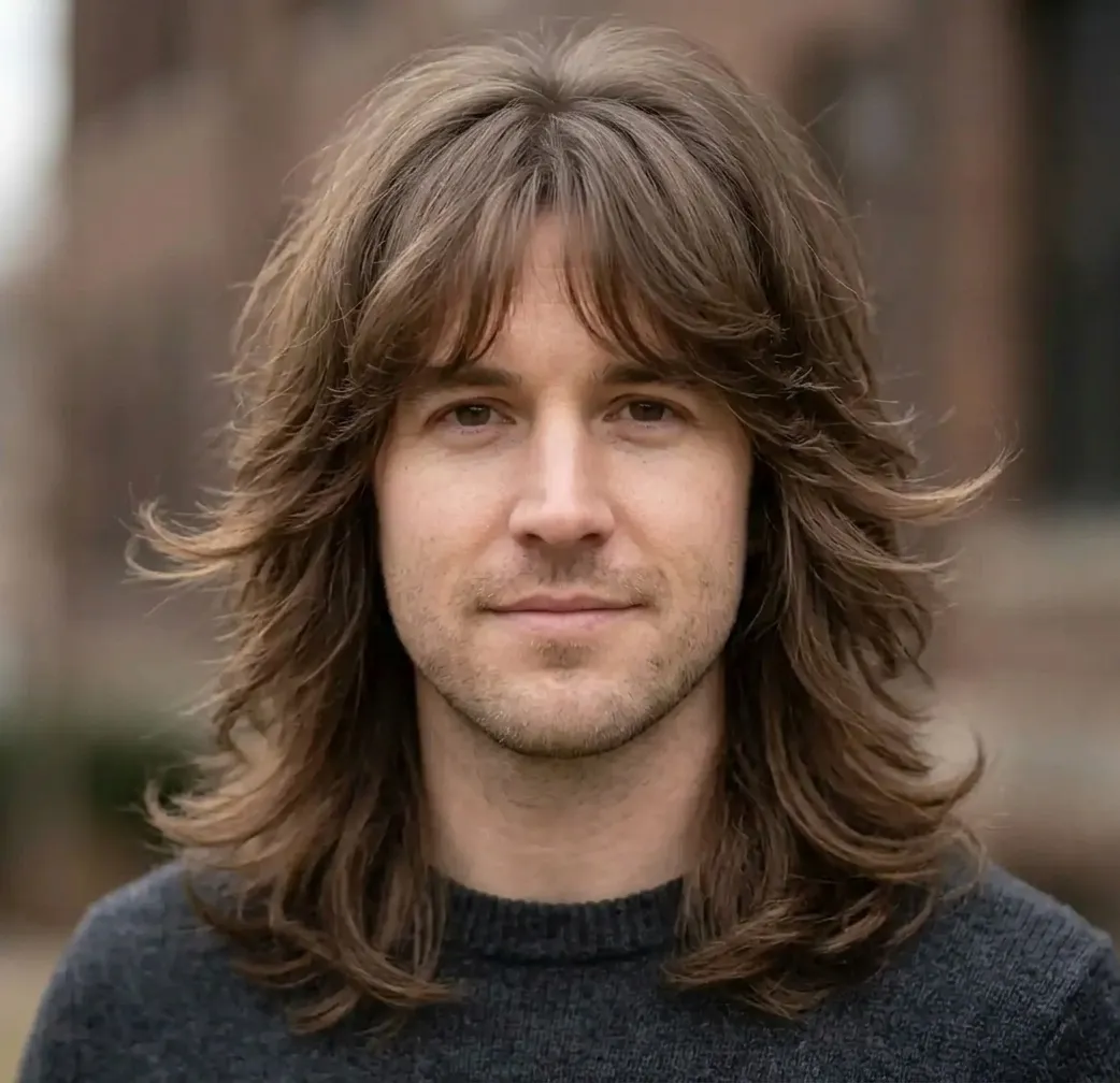 Feathered Blowout Bangs