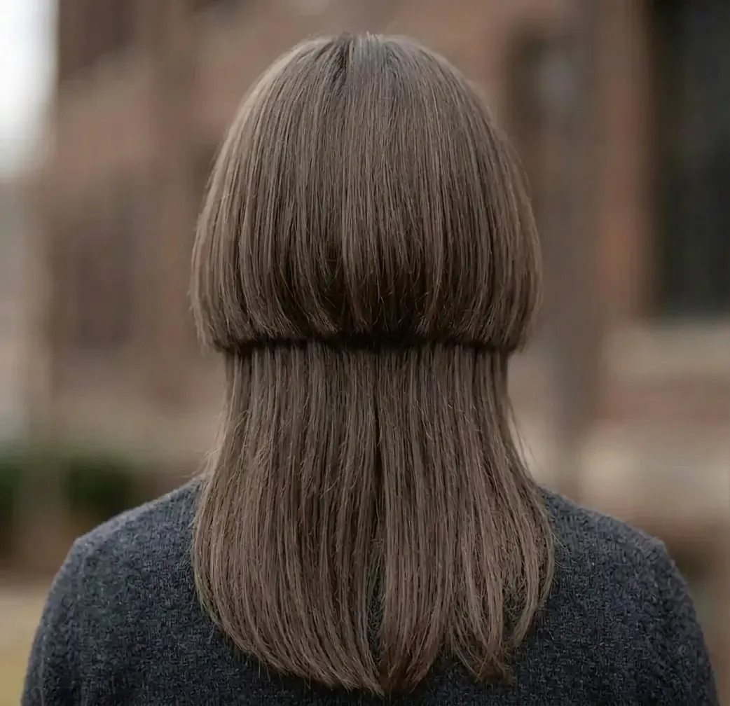 Jellyfish Cut for men — back view