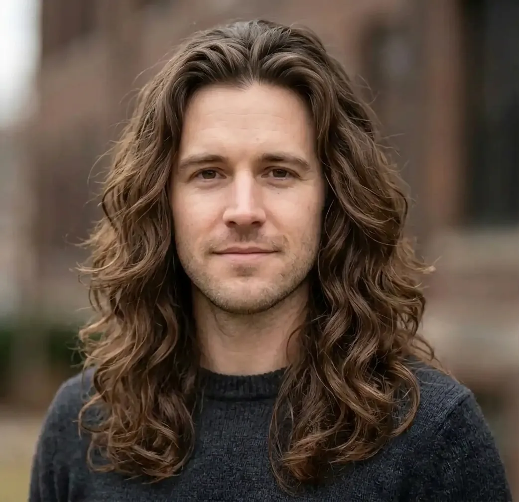 Layered Ripple Flow hairstyle for Men