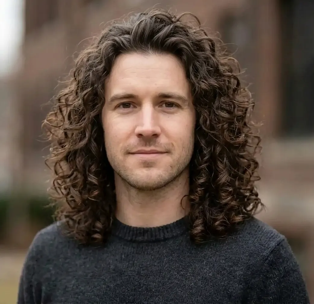 Lifted Springy Coils hairstyle for Men