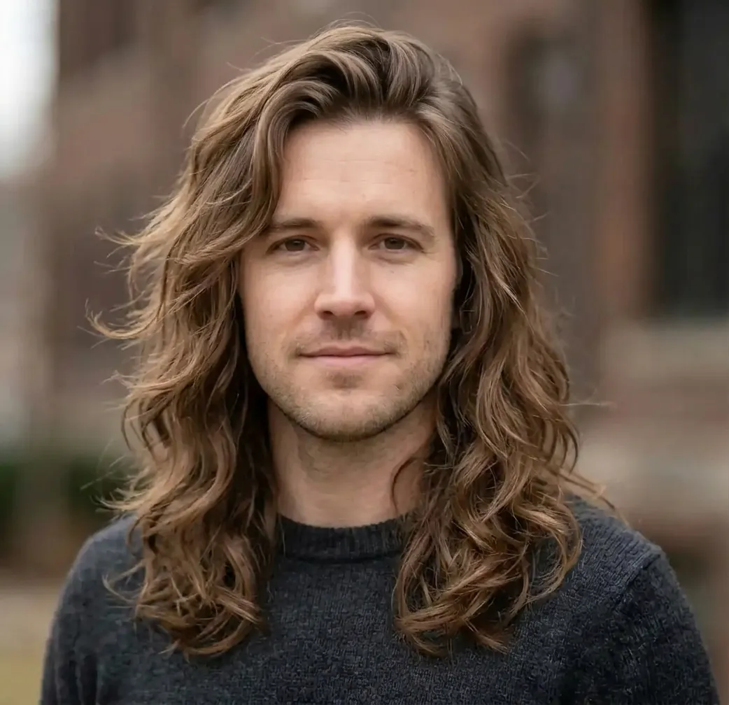 Breezy Wave Flow hairstyle for Men