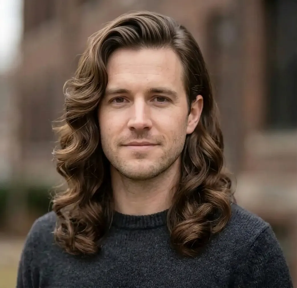 Defined Formal Waves hairstyle for Men