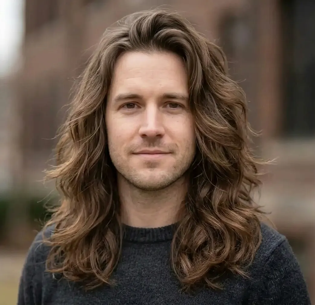 Dynamic Flowing Waves hairstyle for Men