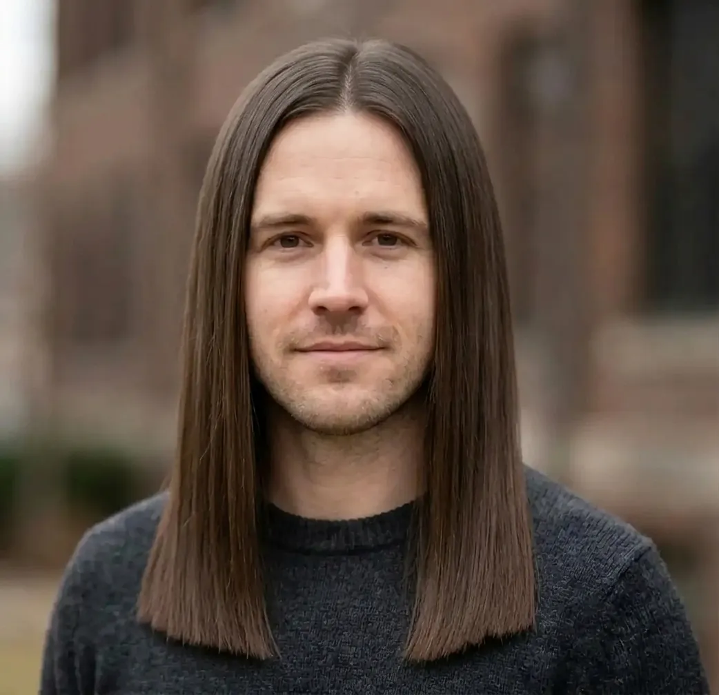 Linear Straight Cut hairstyle for Men