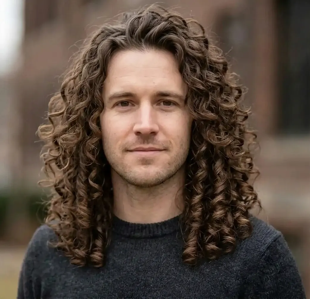Lush Spiral Volume hairstyle for Men
