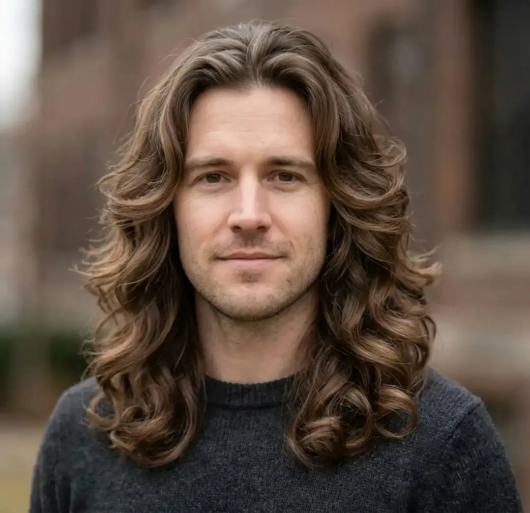 Ornate Wavy Layers hairstyle for Men