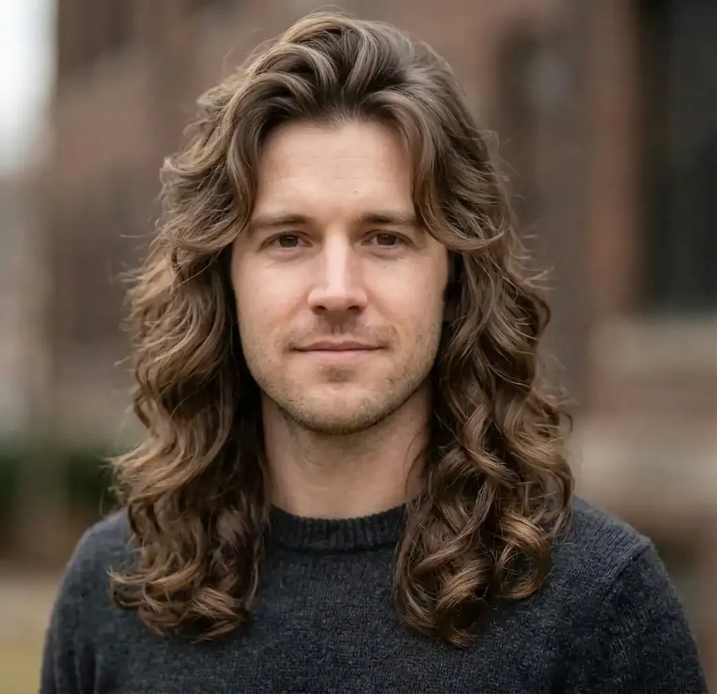 Polished Volume Waves hairstyle for Men