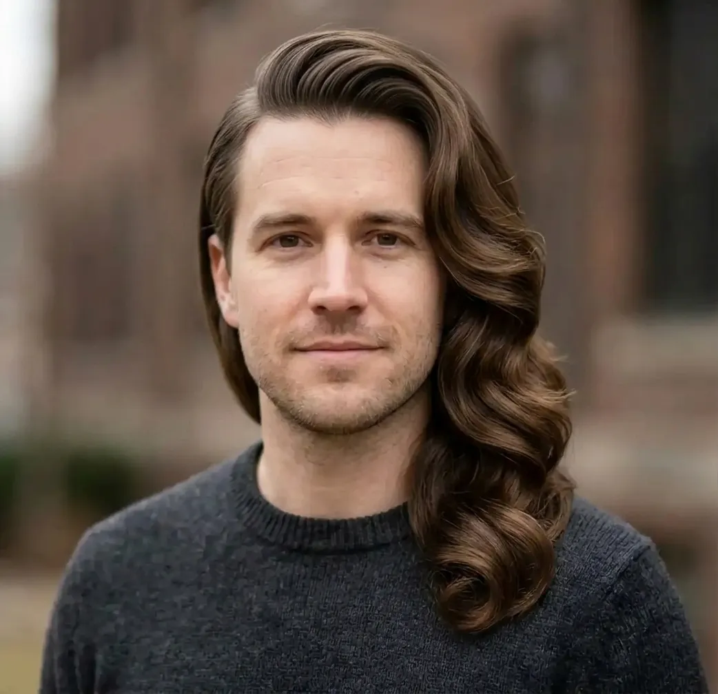 Fancy Side Waves hairstyle for Men