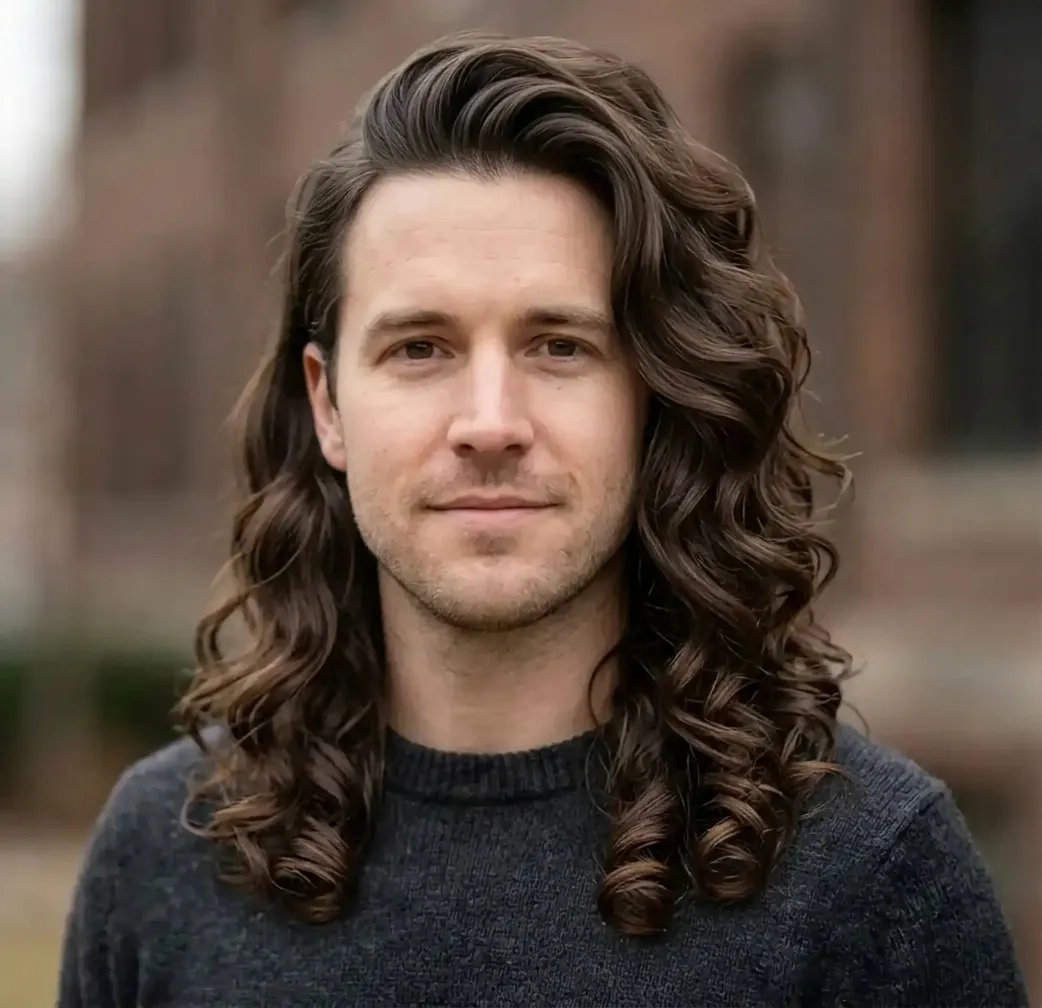 Stately Ripple Flow hairstyle for Men