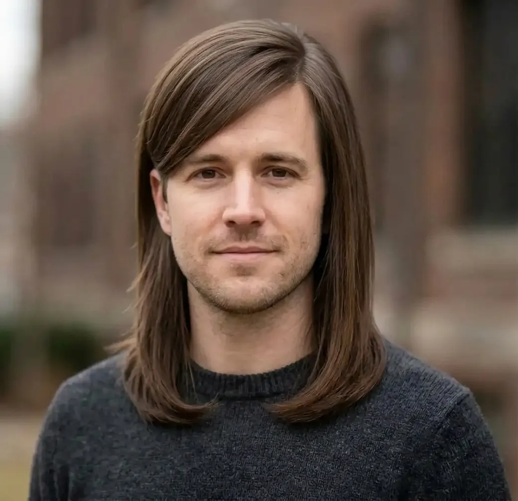 Angled Sweep Lengths hairstyle for Men