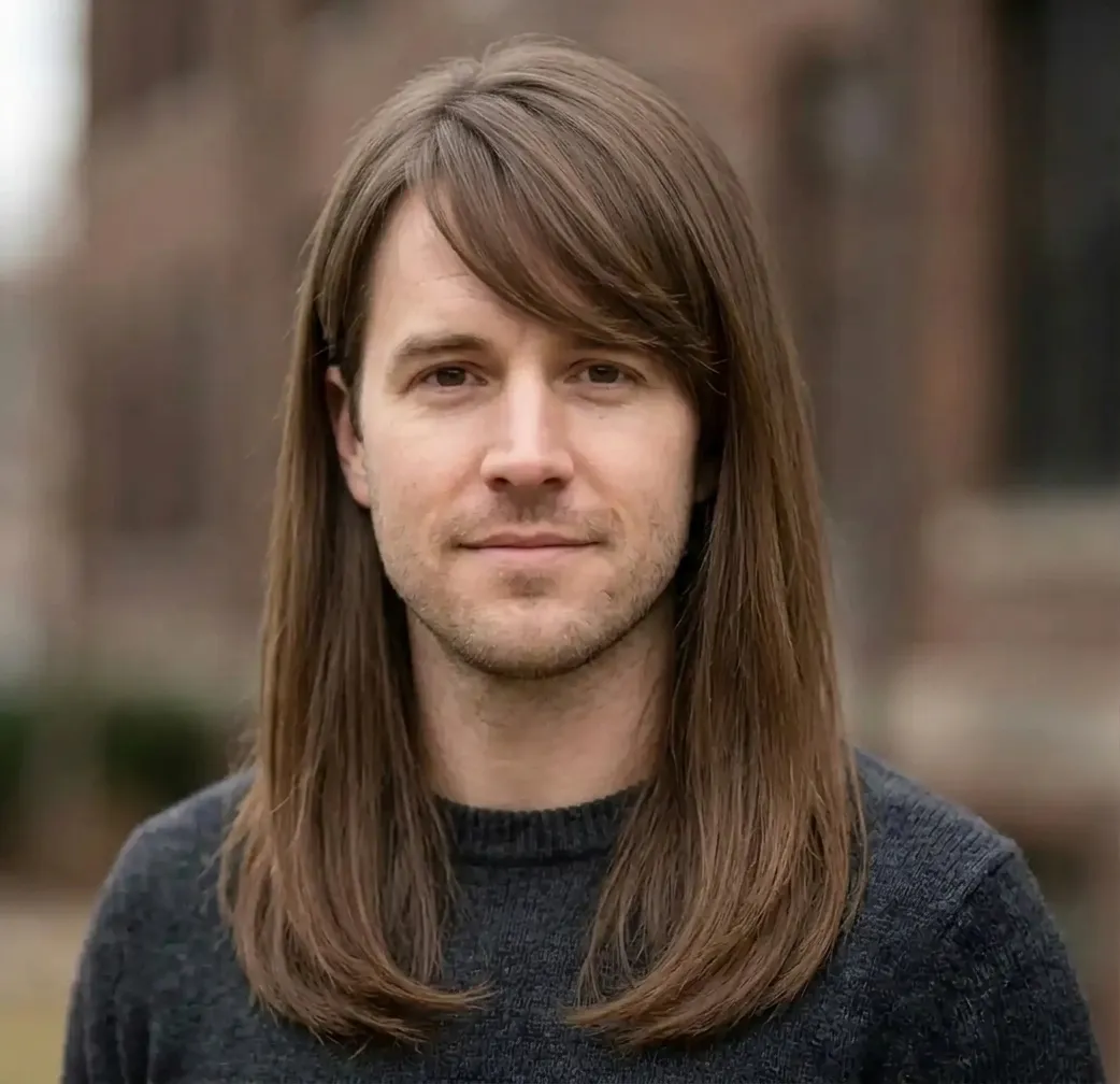 Straight Side Fringe hairstyle for Men