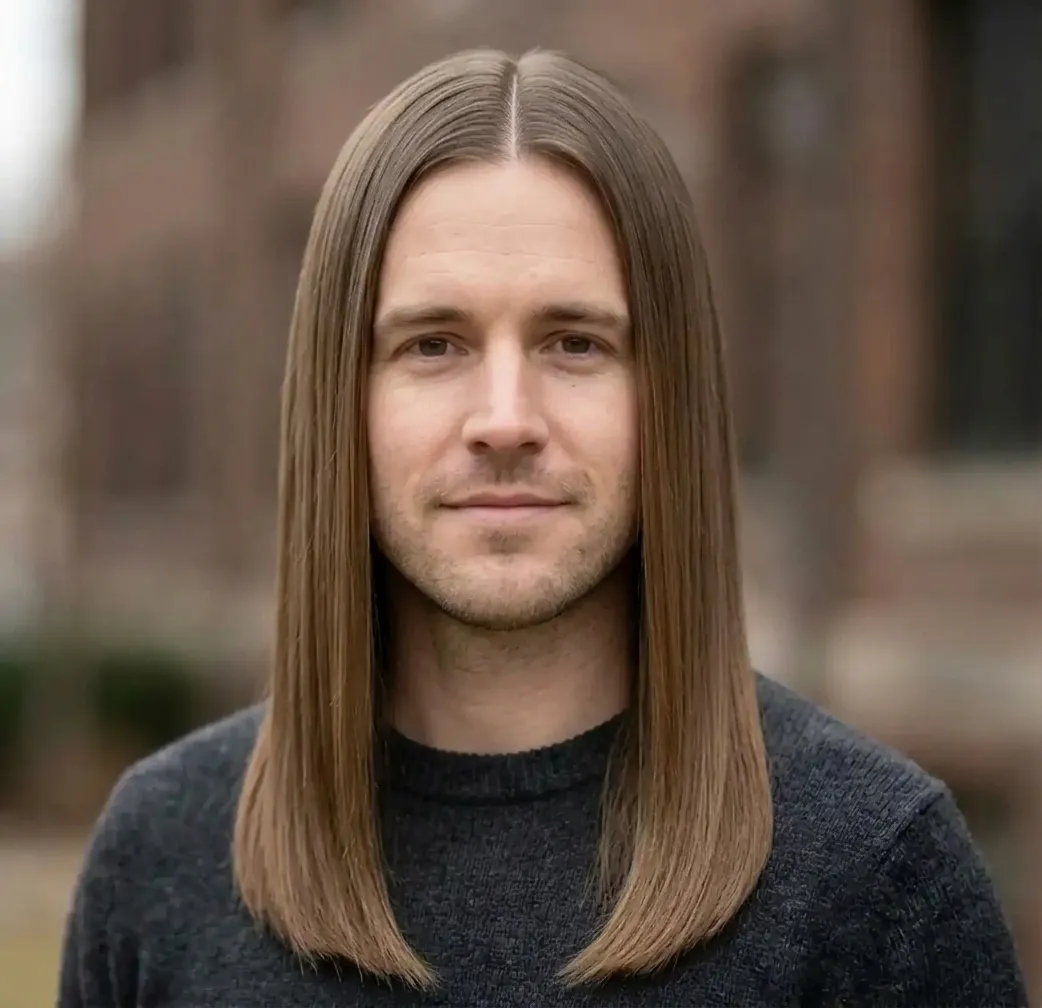 Sharp Tapered Long hairstyle for Men