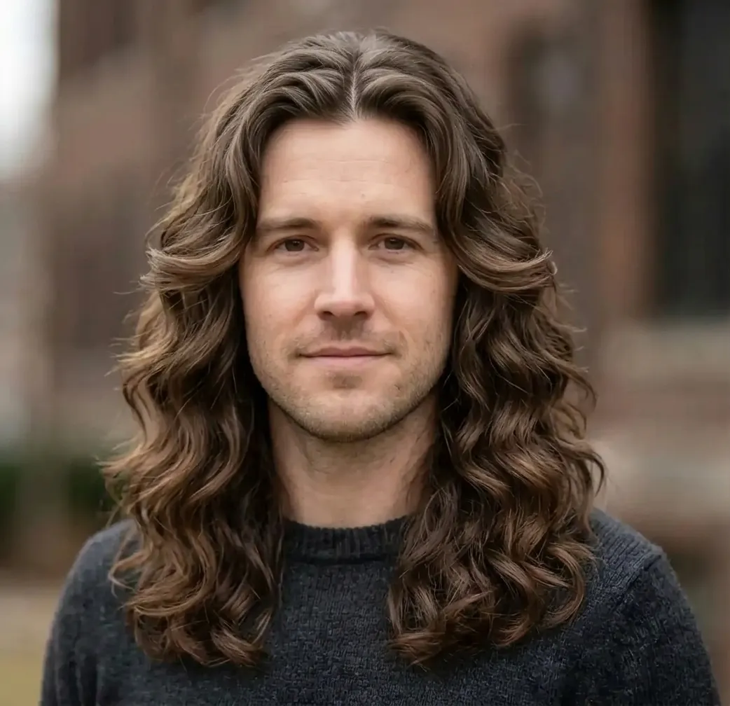 Textured Ripple Waves hairstyle for Men