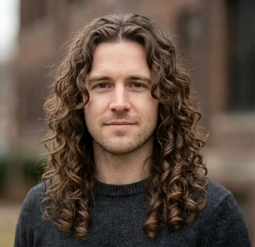 Tiered Spiral Mane hairstyle for Men