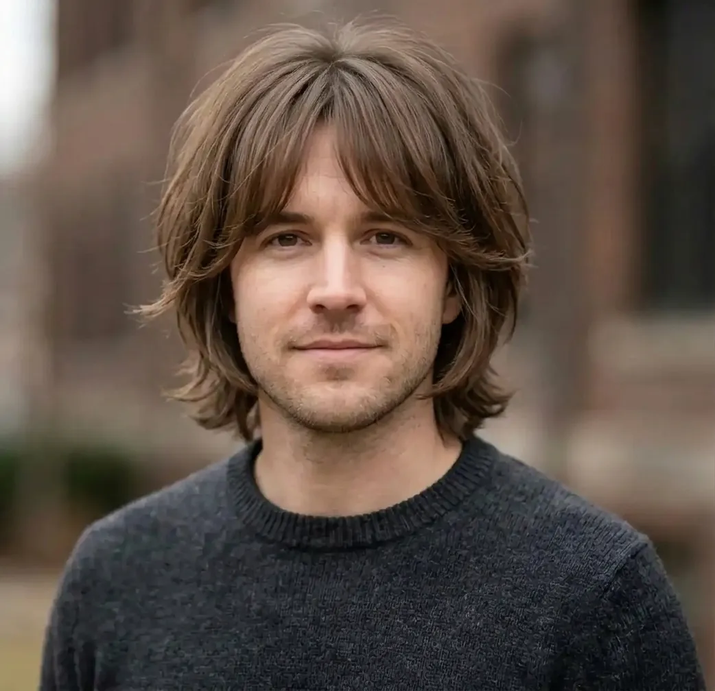 Layered Fringe Bob hairstyle for Men