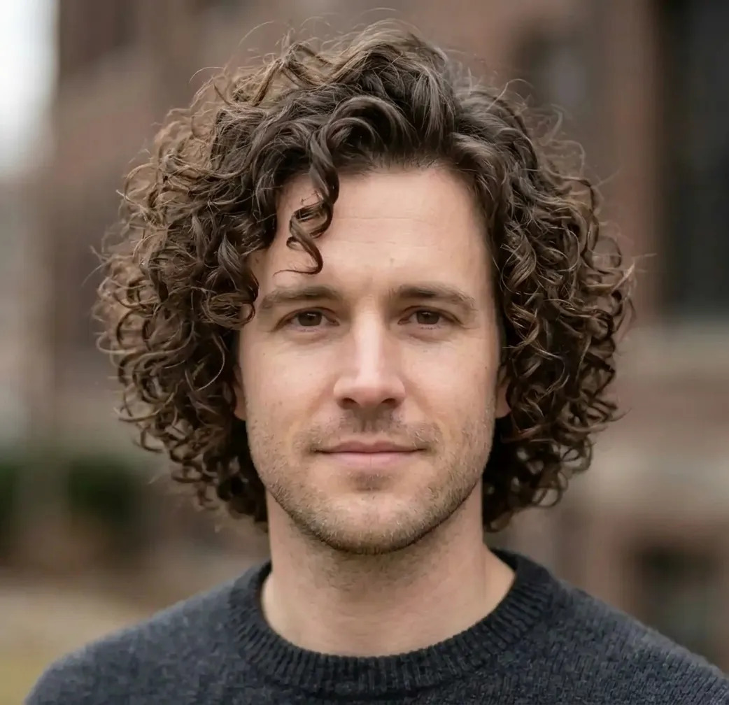 Lively Curly Volume hairstyle for Men