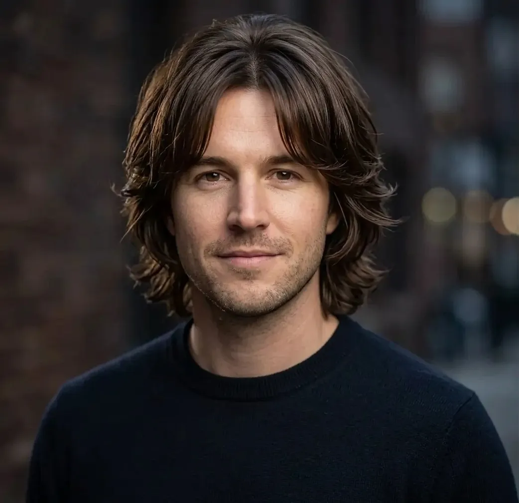 Layered Bob Haircut for men — styled finish
