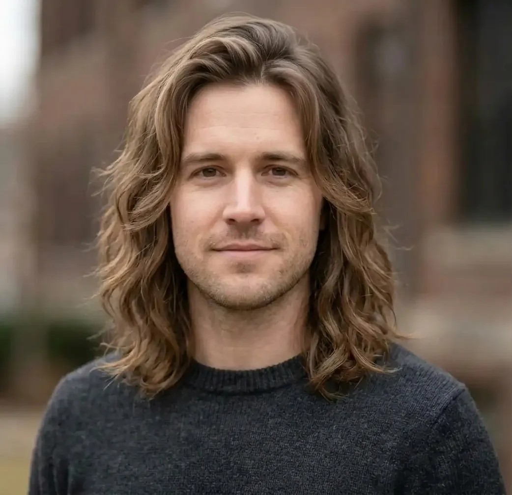 Mellow Wavy Lob hairstyle for Men