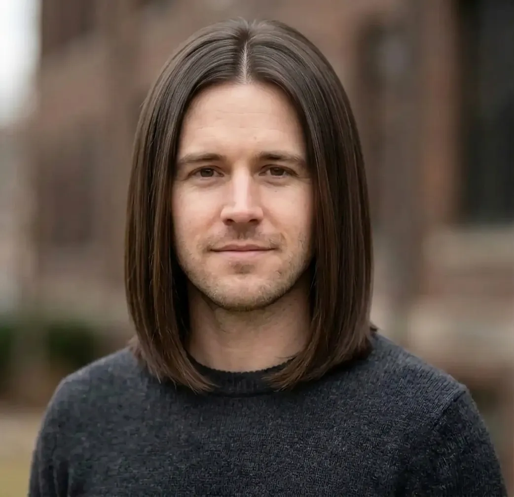 Polished Long Bob hairstyle for Men