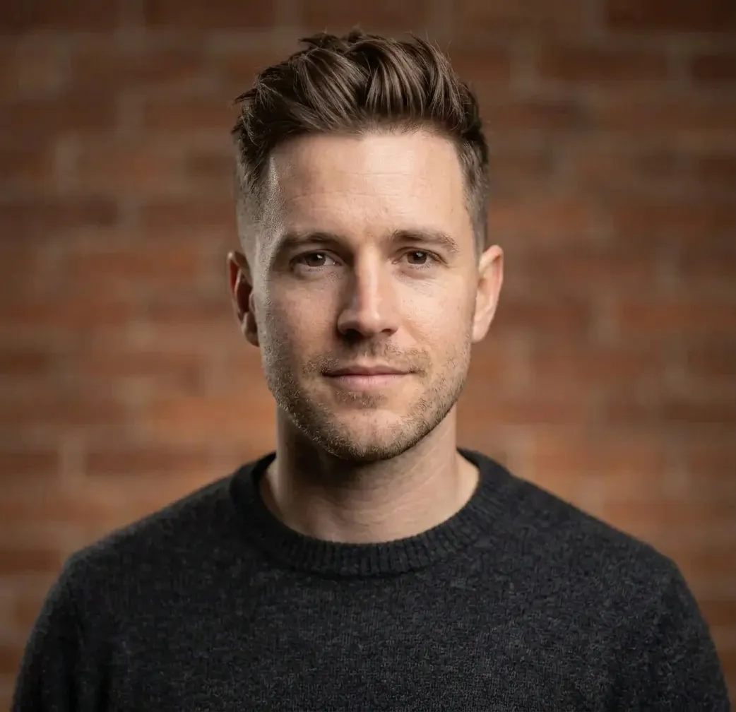 Textured Quiff Haircut for men — styled finish