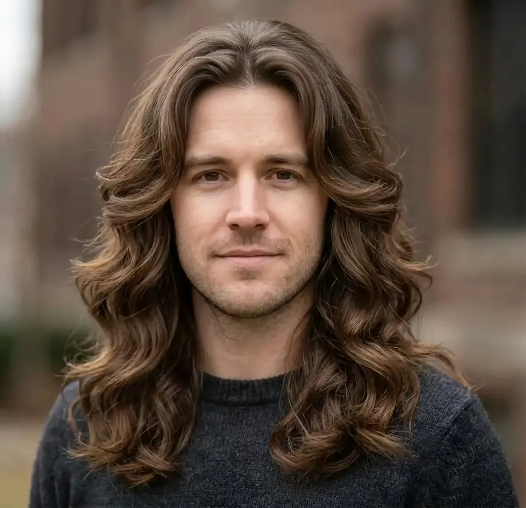 Radiant Rippled Layers hairstyle for Men