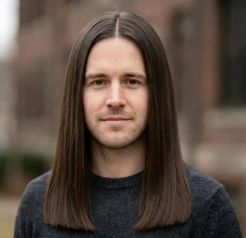 Refined Straight Mane hairstyle for Men