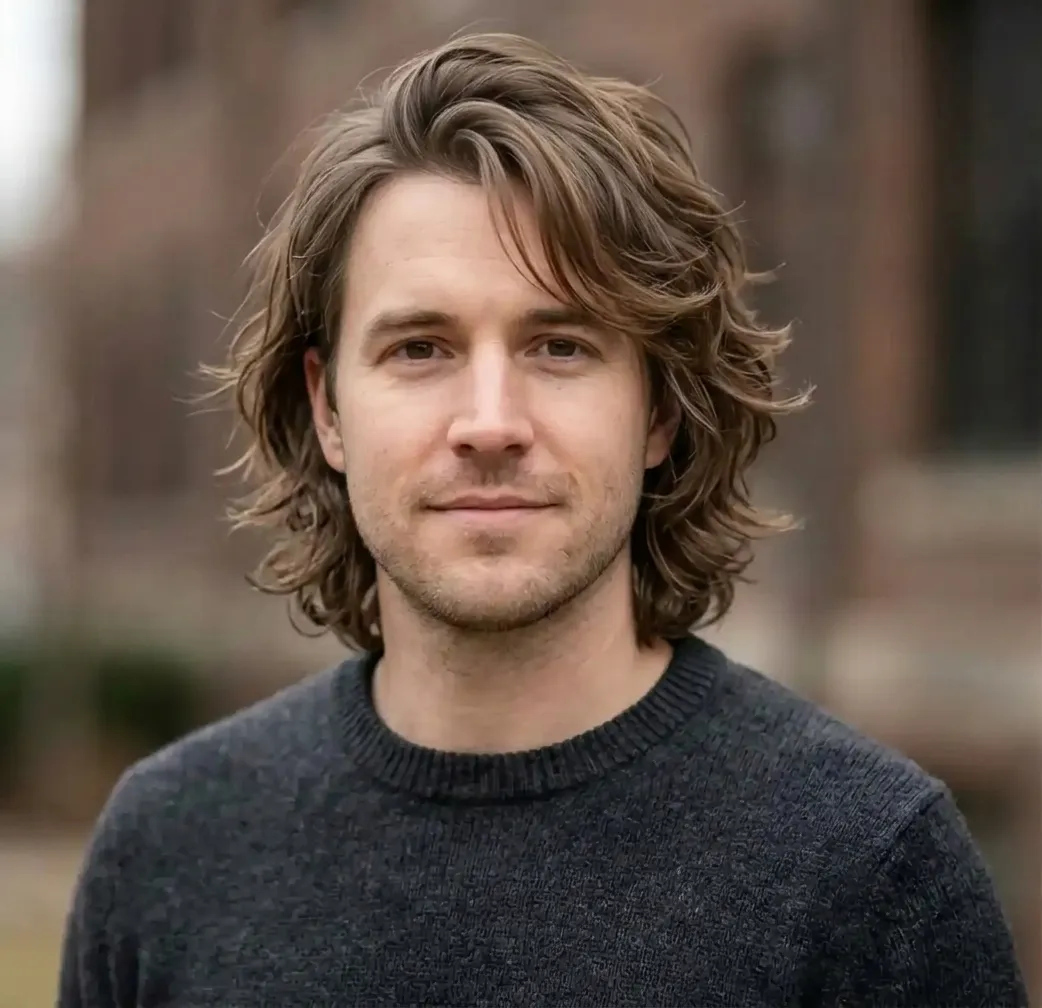 Ruffled Layered Lob hairstyle for Men
