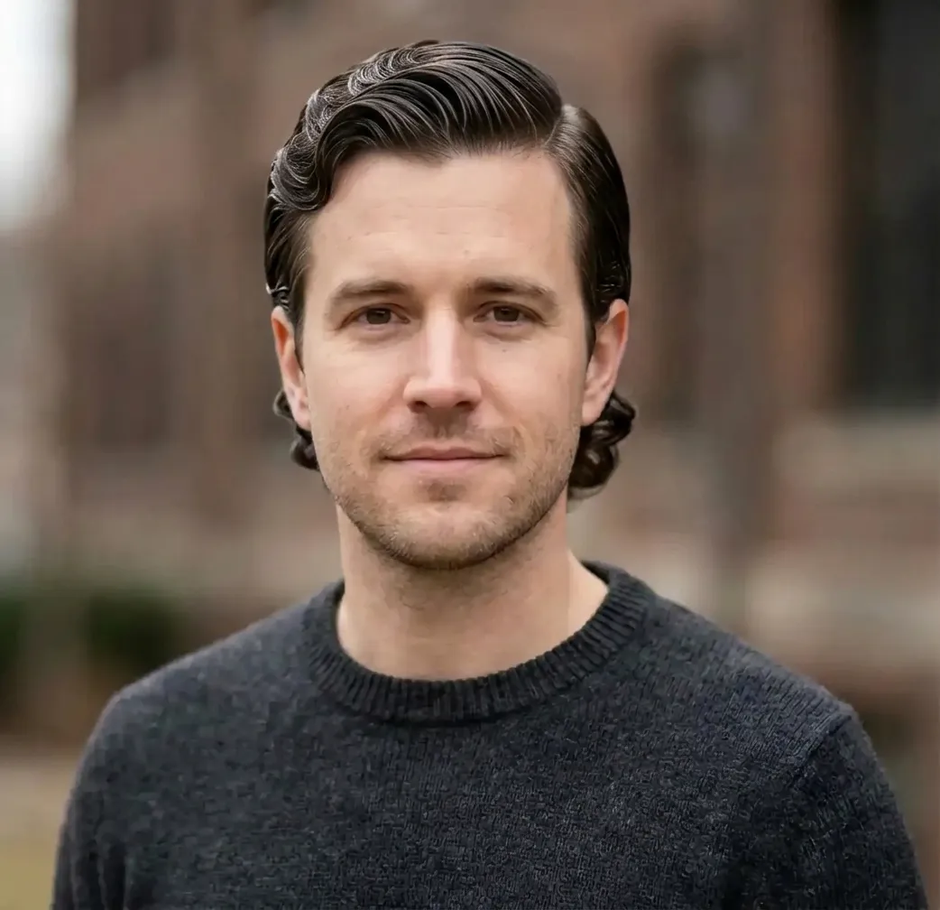 Sculpted Finger Waves hairstyle for Men