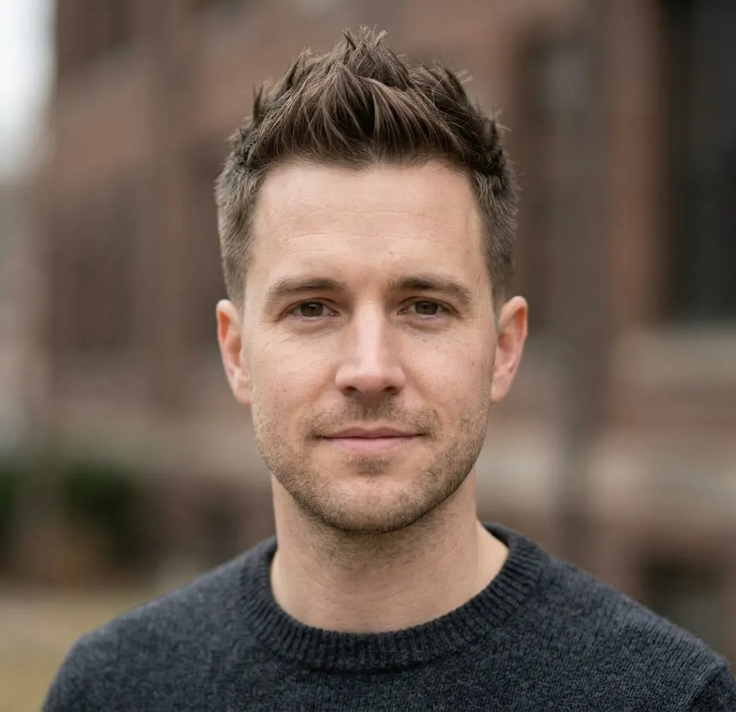 Sculpted Spiky Peak hairstyle for Men