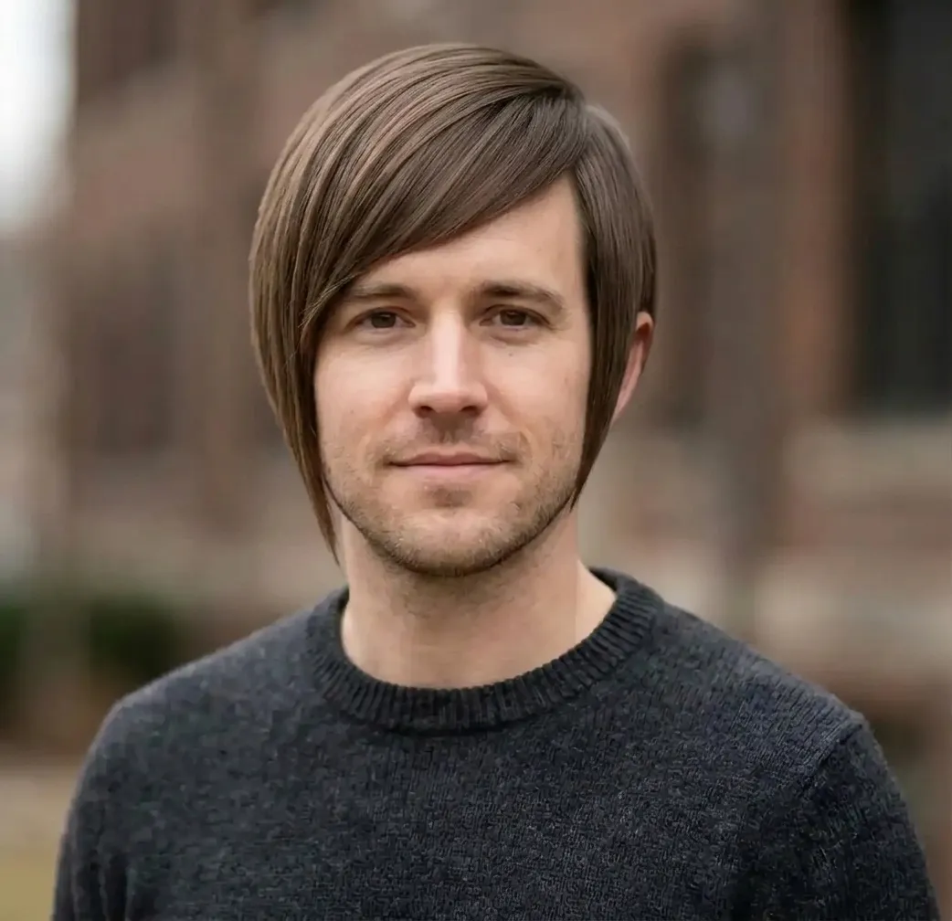 Sharp Asymmetric Crop hairstyle for Men