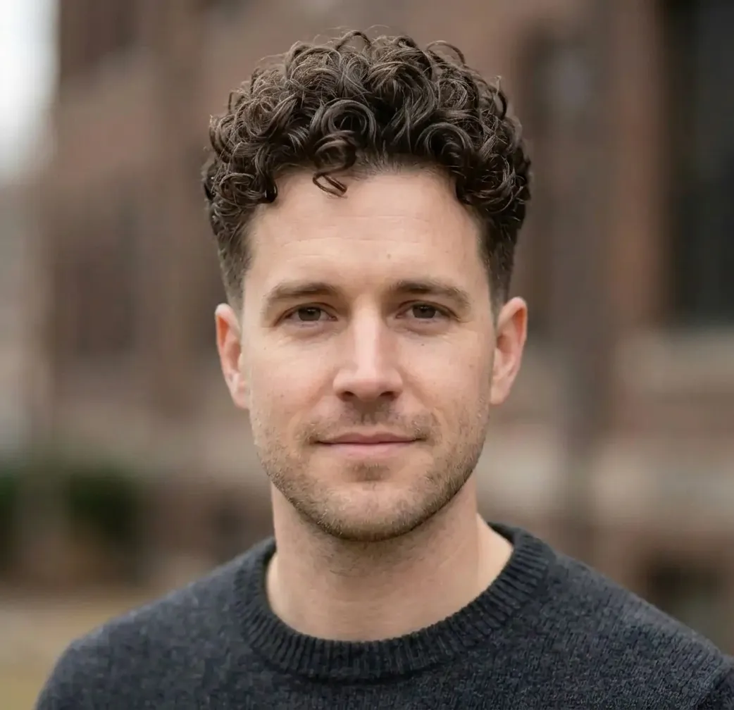 Coiled Short Crop hairstyle for Men