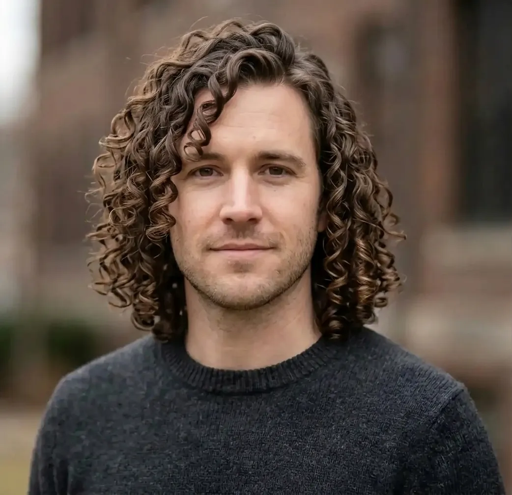 Bell Shape Spirals hairstyle for Men