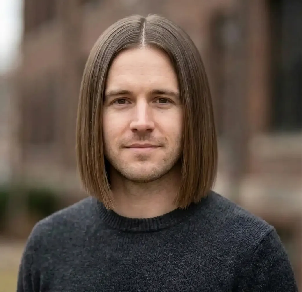 Sleek Precision Bob hairstyle for Men