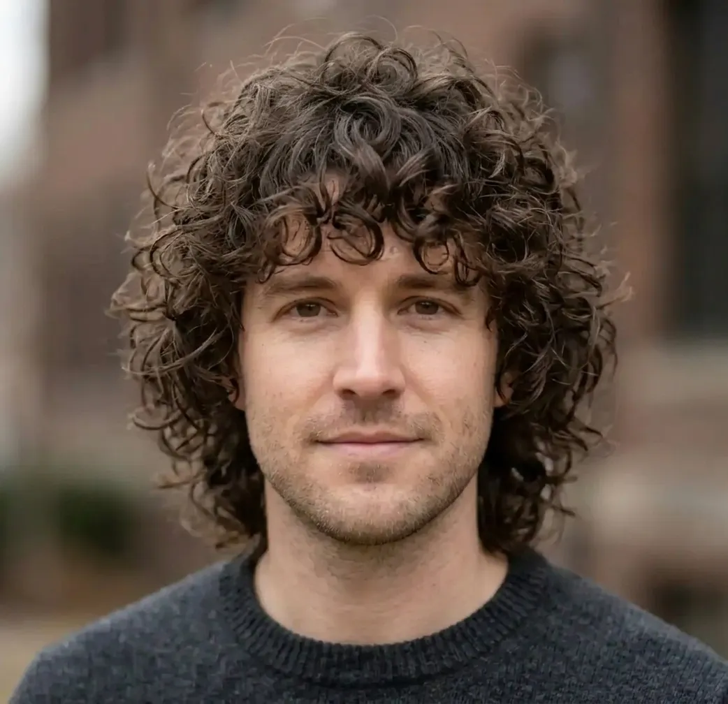 Springy Shag Volume hairstyle for Men