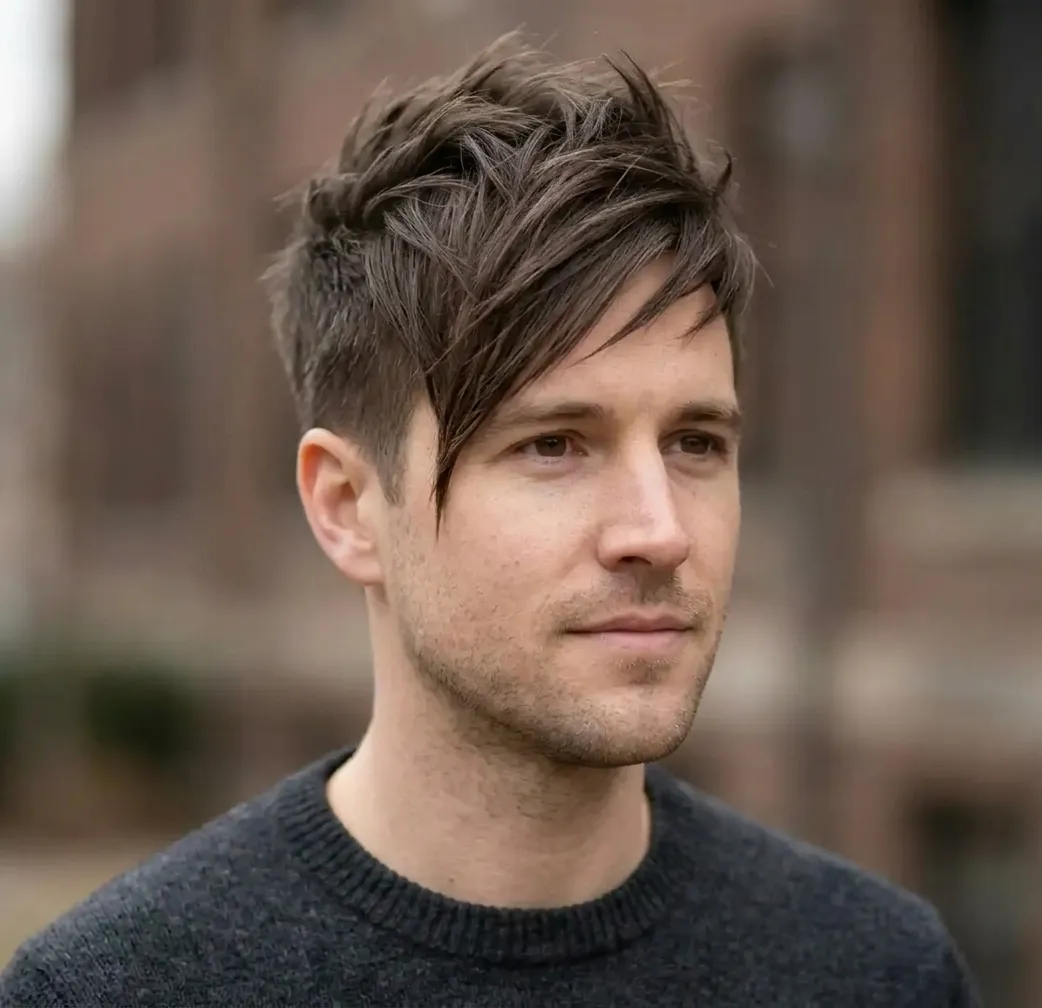 Jagged Textured Crop hairstyle for Men