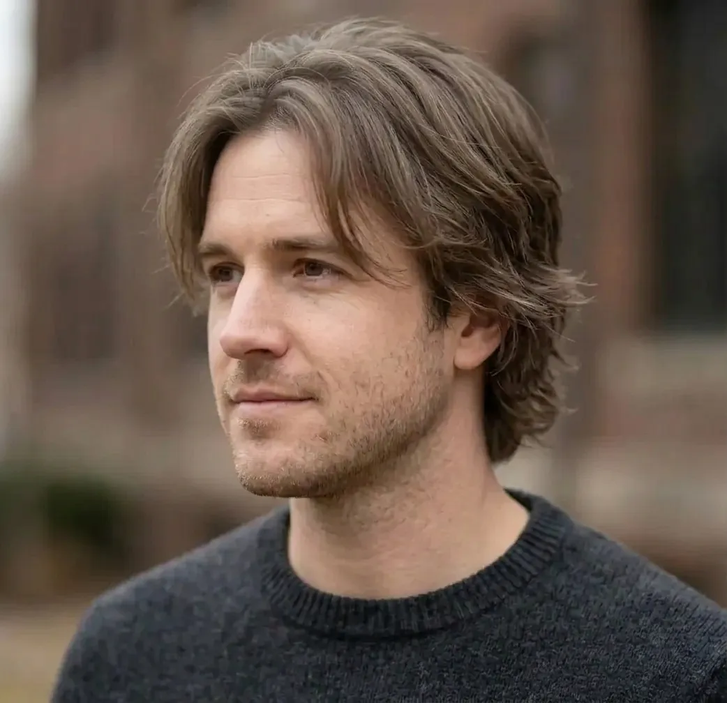 Hush Cut for men — three-quarter view
