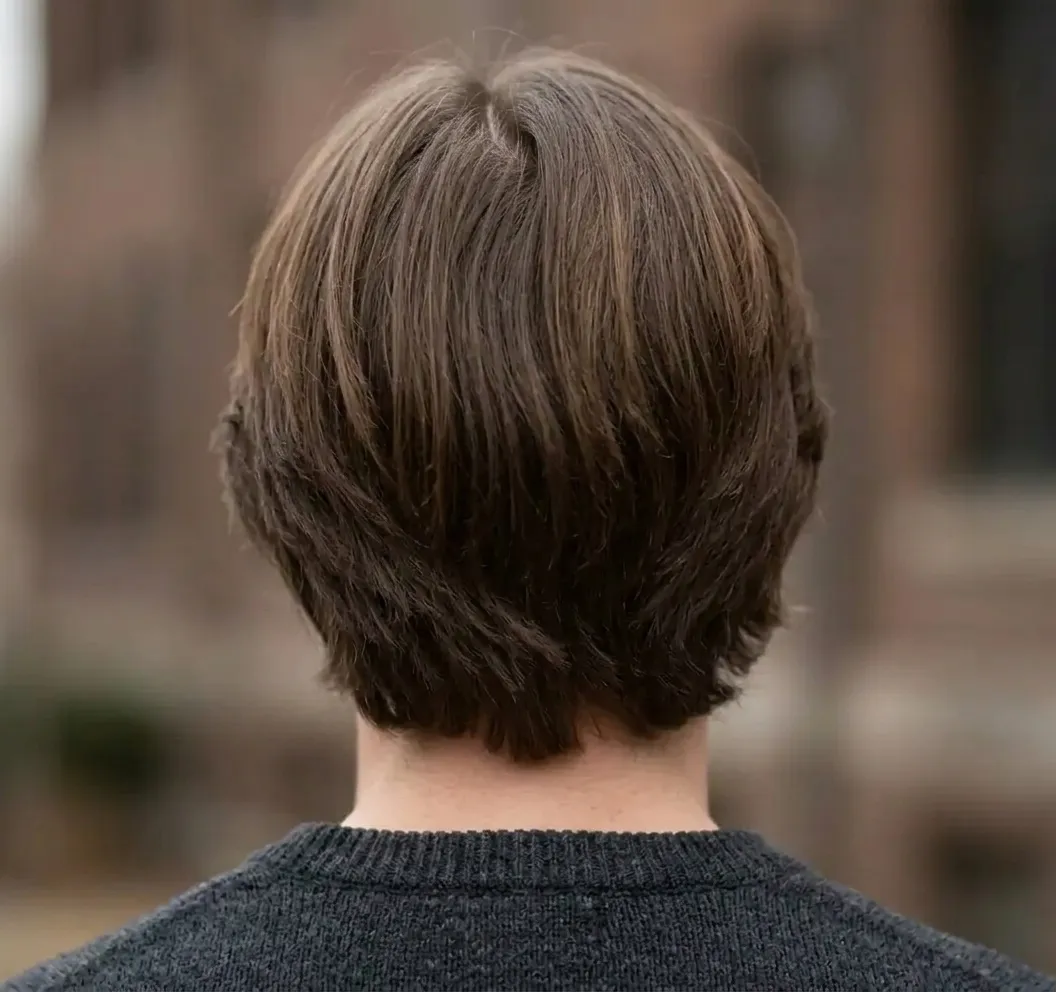 U-Cut for men — back view