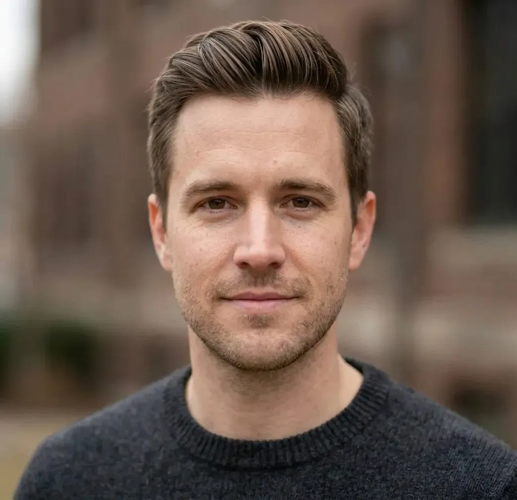 U-Shape Cut for men — styled finish