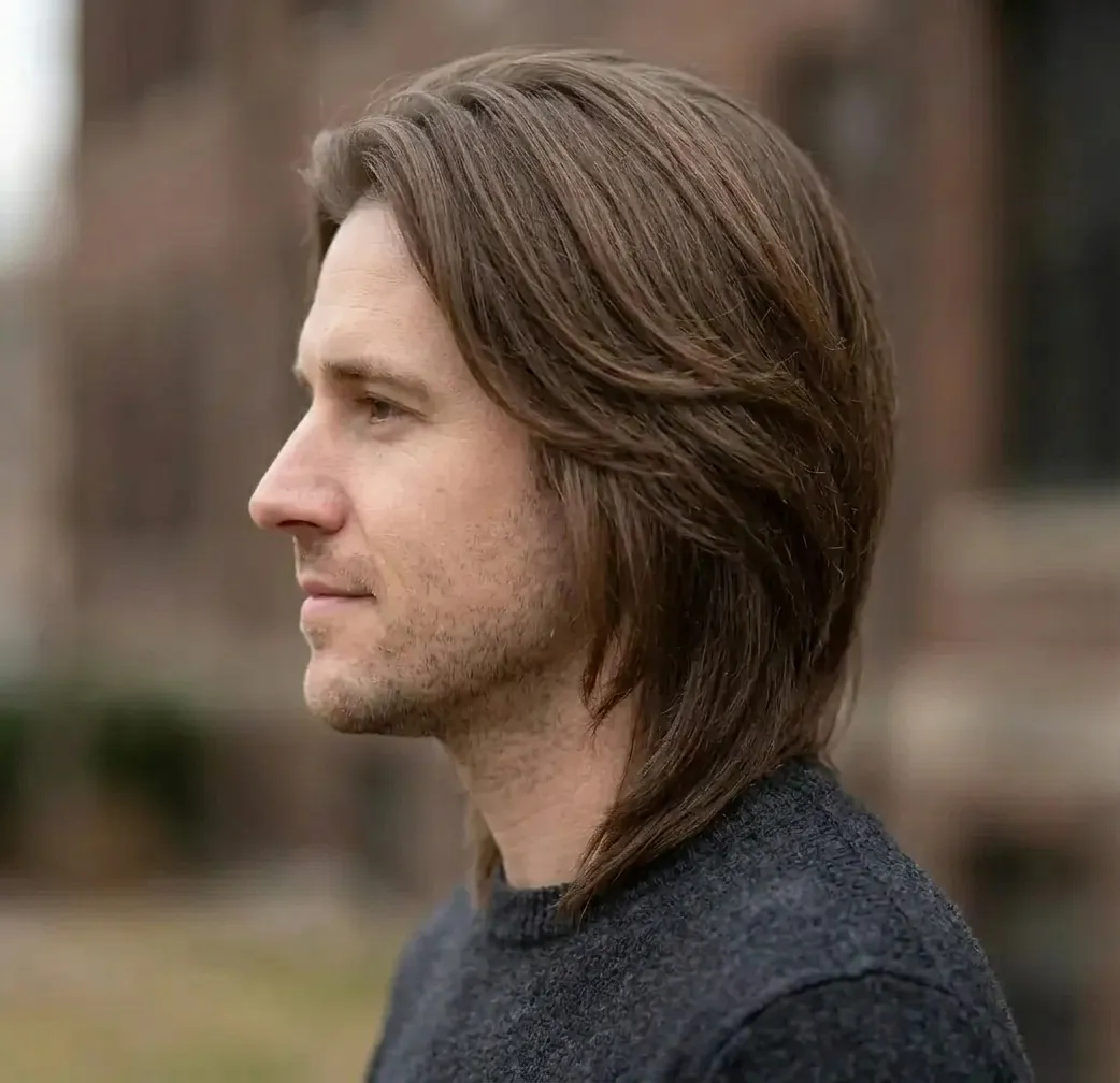 V-Shape Cut for men — side view