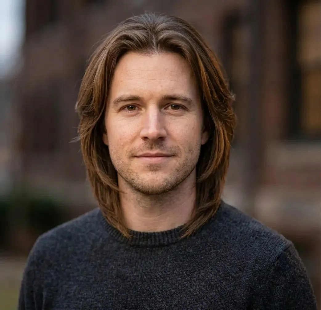 V-Shape Cut for men — styled finish