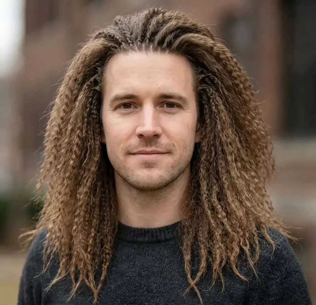 Crimp Texture Volume hairstyle for Men
