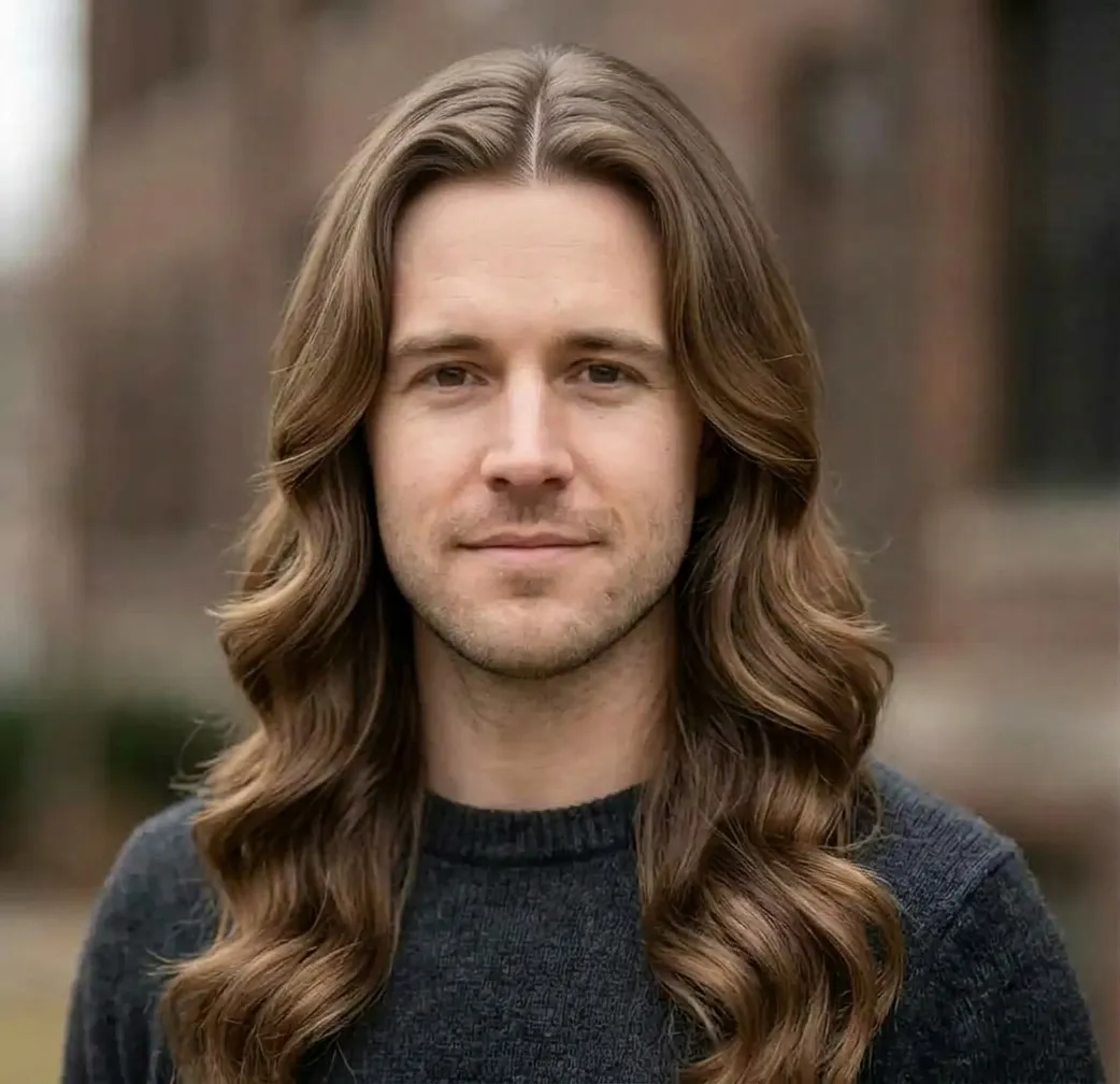 Symmetric Barrel Waves hairstyle for Men