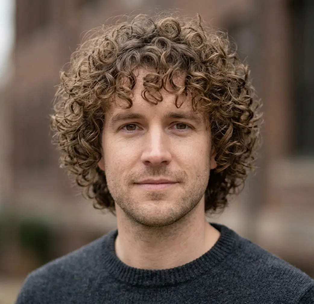 Wispy Fringe Orb hairstyle for Men